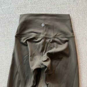 Olive Green lululemon Wunder Under Tight size 2